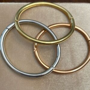 Tricolor Bangle Set